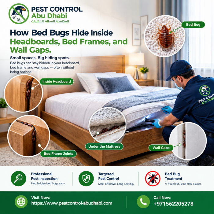 How Bed Bugs Hide Inside Headboards, Bed Frames, and Wall Gaps
