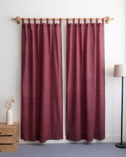 Cotton Curtains for Windows with Stylish Prints by Dmaasa