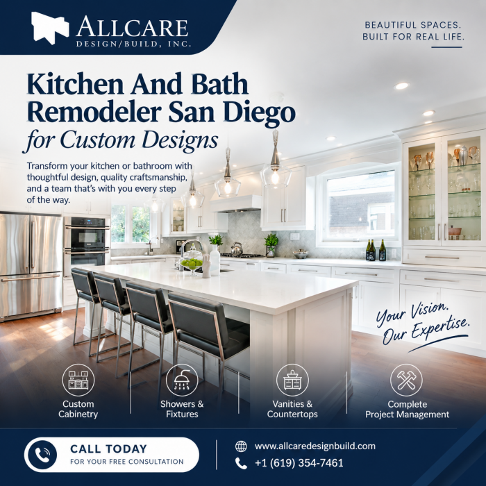 Kitchen And Bath Remodeler San Diego for Custom Designs