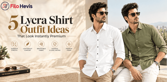 5 Lycra Shirt Outfit Ideas That Look Instantly Premium
