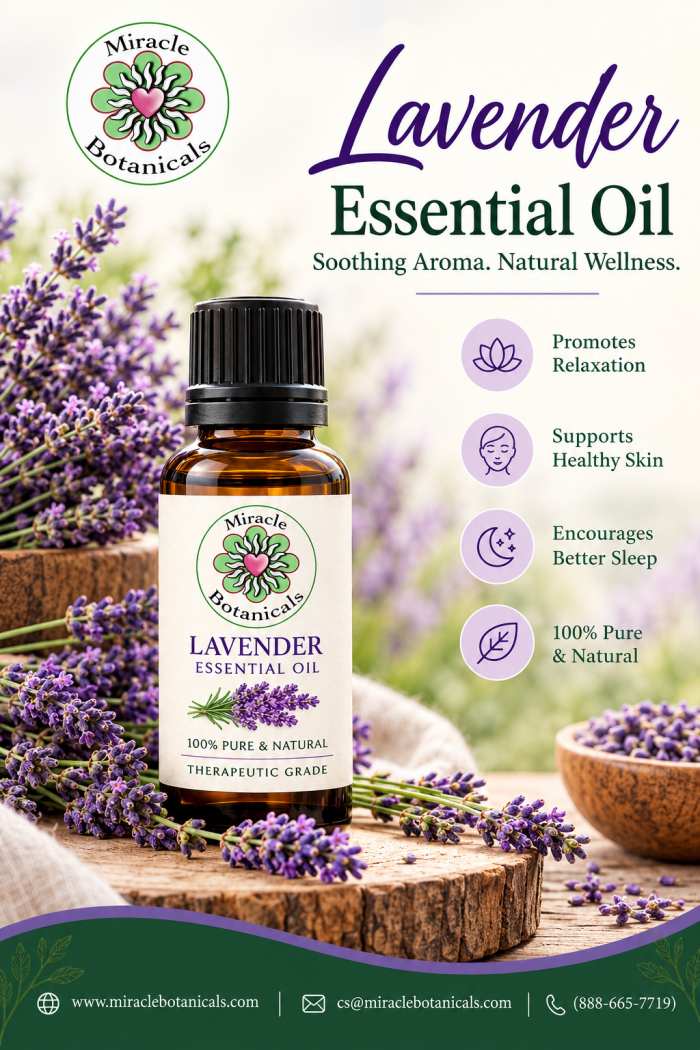 Pure Lavender Essential Oil for Your Self-Care Routine
