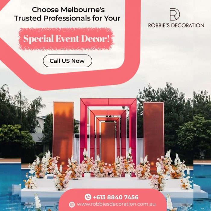 Decoration Hire Melbourne for Weddings and Celebrations