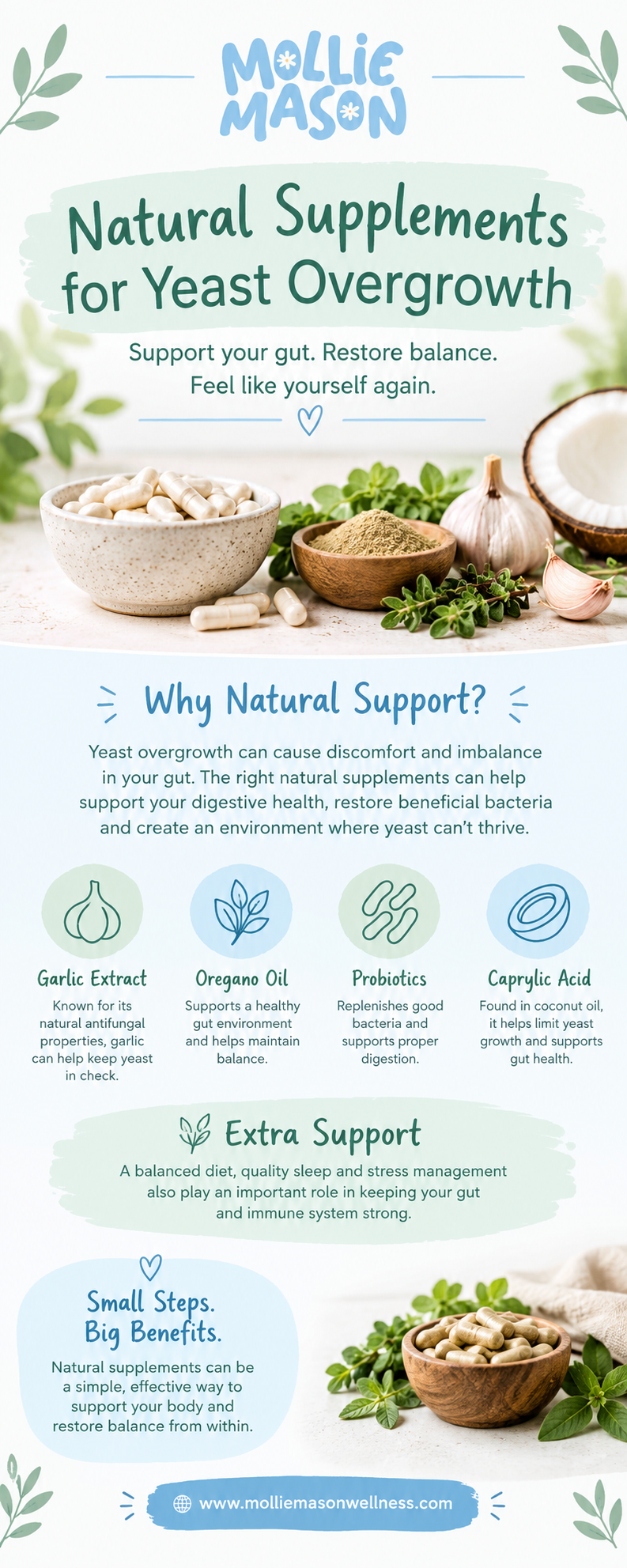 Natural Supplements for Yeast Overgrowth | Mollie Mason