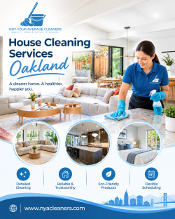 Trusted House Cleaning Services in Oakland for a Cleaner Home!