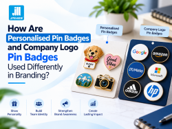 How Are Personalised Pin Badges and Company Logo Pin Badges Used Differently in Branding?