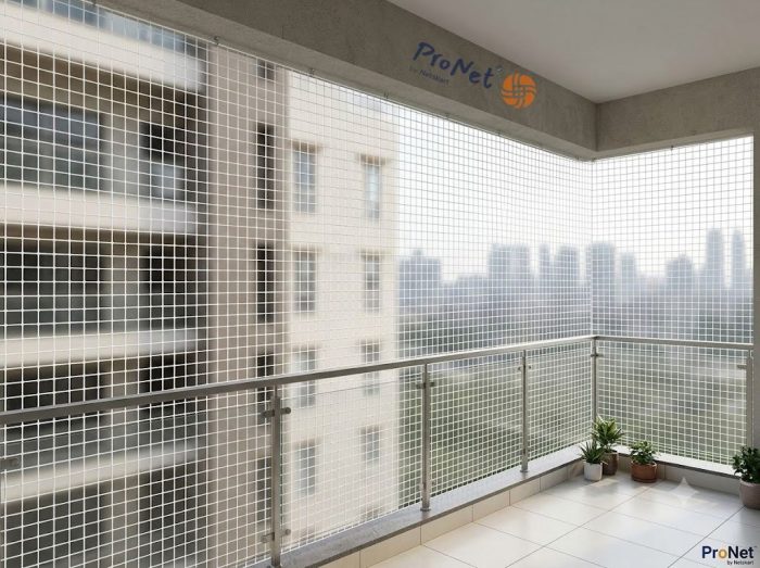 Safety Net for Balcony & Construction Protection