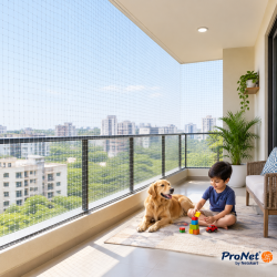 Child & Pet Safety Net for Balcony