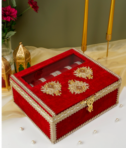 Velvet Jewellery Box for Bride India