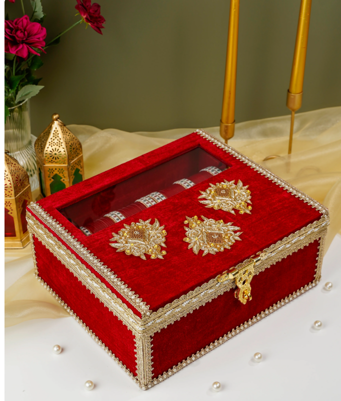 Velvet Jewellery Box for Bride India