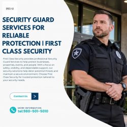 Security Guard Services for Reliable Protection | First Class Security