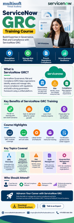 ServiceNow GRC Training: Build Expertise in Governance, Risk & Compliance