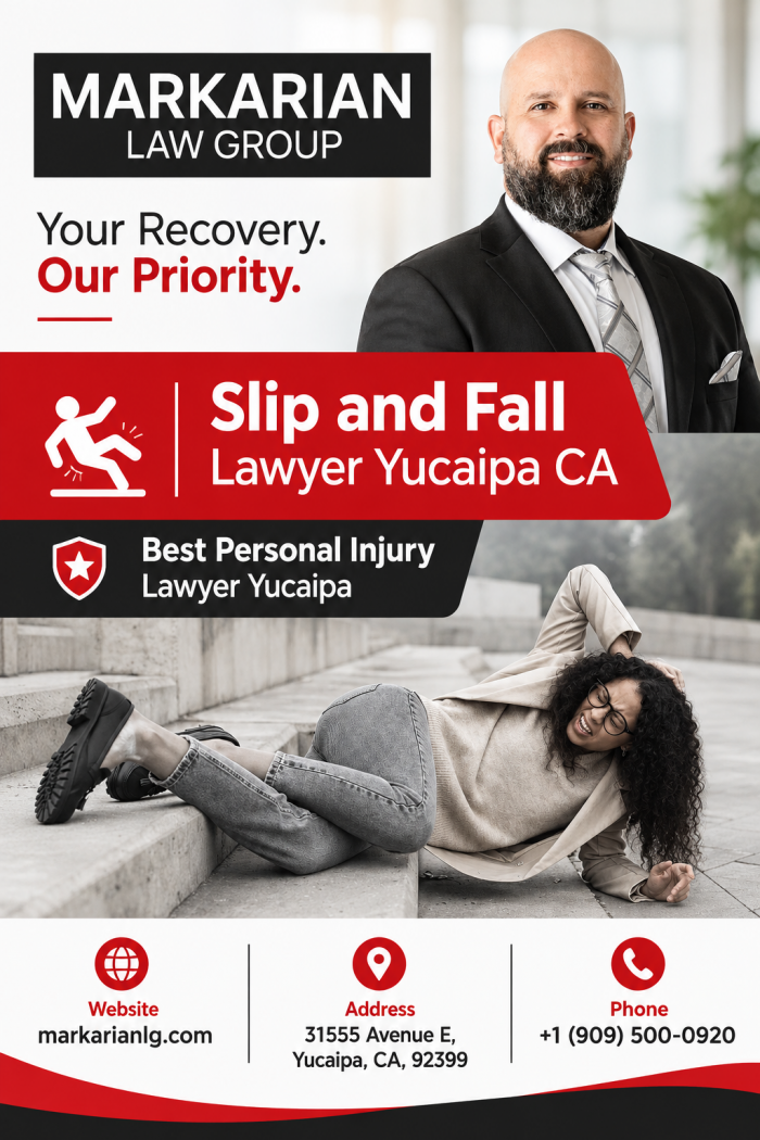 Slip and Fall Lawyer Yucaipa CA and Best Personal Injury Lawyer Yucaipa