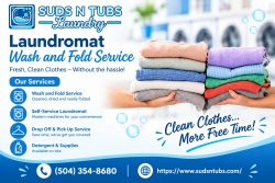 Laundromat Wash and Fold Service for Fresh, Clean Clothes