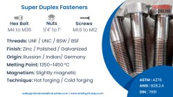 Super Duplex Fasteners