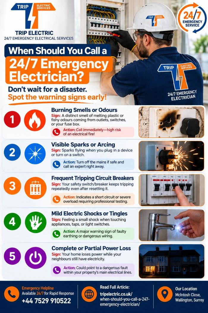 When Should You Call a 24/7 Emergency Electrician?