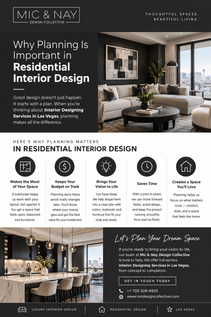 Why Planning Is Important in Residential Interior Design